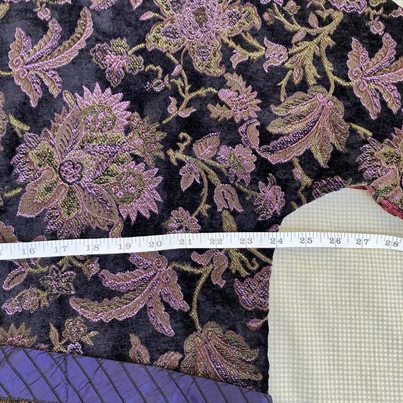 Mary Lynn O'Shea Sz M Art To Wear Handmade Floral Woven Tapestry Jacket Blazer - Picture 14 of 16